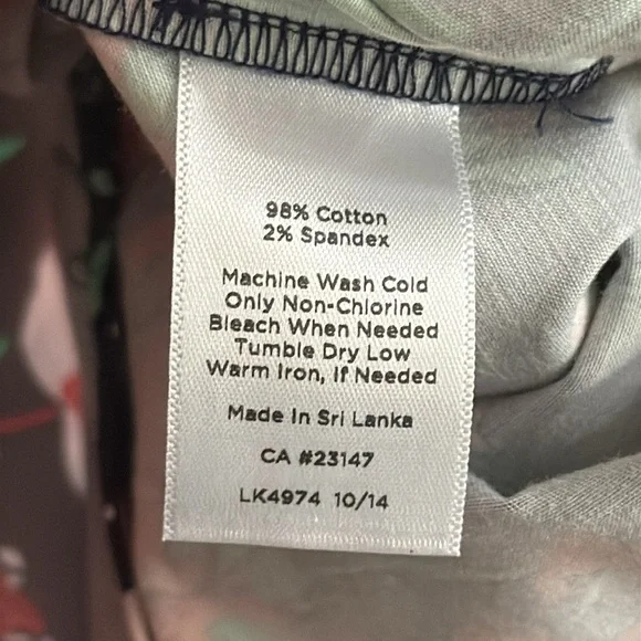 NWOT Talbots Bright Colorful Floral Pencil Skirt Classy Workwear Business Size 6 - Picture 6 of 6